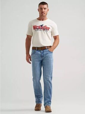 Vintage Wrangler Y2K Neo Straight Leg Jeans, Light Wash – Size 29x30